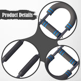 Maxbell Arm Trainer Adjustable Gym Fitness Arm Strengthener for Triceps Thigh Biceps Light Blue