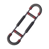 Maxbell Arm Trainer Adjustable Gym Fitness Arm Strengthener for Triceps Thigh Biceps Red