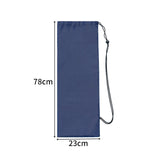 Maxbell Badminton Racquet Bag Shoulder Bag for Sports Supplies Professional Beginner Dark Blue 78cmx23cm