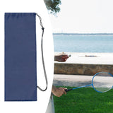 Maxbell Badminton Racquet Bag Shoulder Bag for Sports Supplies Professional Beginner Dark Blue 78cmx23cm