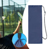 Maxbell Badminton Racquet Bag Shoulder Bag for Sports Supplies Professional Beginner Dark Blue 78cmx23cm