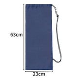 Maxbell Badminton Racquet Bag Shoulder Bag for Sports Supplies Professional Beginner Dark Blue 63cmx23cm