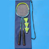 Maxbell Badminton Racquet Bag Shoulder Bag for Sports Supplies Professional Beginner Dark Blue 63cmx23cm