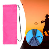 Maxbell Badminton Racquet Bag Shoulder Bag for Sports Supplies Professional Beginner Pink 78cmx23cm