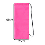 Maxbell Badminton Racquet Bag Shoulder Bag for Sports Supplies Professional Beginner Pink 63cmx23cm