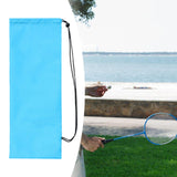 Maxbell Badminton Racquet Bag Shoulder Bag for Sports Supplies Professional Beginner Blue 78cmx23cm