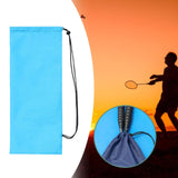Maxbell Badminton Racquet Bag Shoulder Bag for Sports Supplies Professional Beginner Blue 63cmx23cm