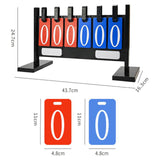Maxbell Scoreboard Sturdy User Friendly Table Top for Competition Outdoor Basketball