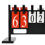 Maxbell Flip Number Score Board 4 digits Scorekeeper for Billiards Badminton Coaches