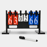 Maxbell Flip Number Score Board 4 digits Scorekeeper for Billiards Badminton Coaches