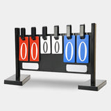 Maxbell Flip Number Score Board 4 digits Scorekeeper for Billiards Badminton Coaches