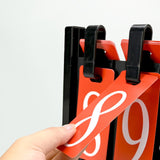 Maxbell Flip Number Score Board 4 digits Scorekeeper for Billiards Badminton Coaches