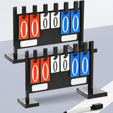 Maxbell Flip Number Score Board 4 digits Scorekeeper for Billiards Badminton Coaches