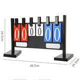 Maxbell Flip Number Score Board 4 digits Scorekeeper for Billiards Badminton Coaches