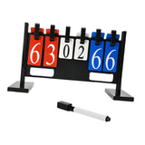 Maxbell Flip Number Score Board 4 digits Scorekeeper for Billiards Badminton Coaches