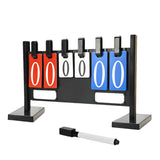 Maxbell Flip Number Score Board 4 digits Scorekeeper for Billiards Badminton Coaches