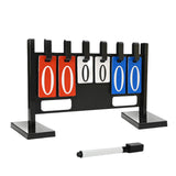 Maxbell Flip Number Score Board 4 digits Scorekeeper for Billiards Badminton Coaches