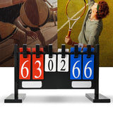 Maxbell Flip Number Score Board 4 digits Scorekeeper for Billiards Badminton Coaches