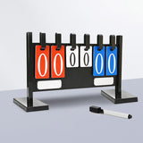 Maxbell Flip Number Score Board 4 digits Scorekeeper for Billiards Badminton Coaches