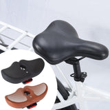 Maxbell Oversized Bike Seat Cushion Padded Waterproof Cycling Seat for Daily Commute Black