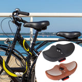 Maxbell Oversized Bike Seat Cushion Padded Waterproof Cycling Seat for Daily Commute Black