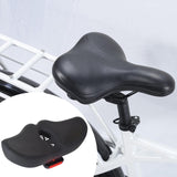 Maxbell Oversized Bike Seat Cushion Padded Waterproof Cycling Seat for Daily Commute Black