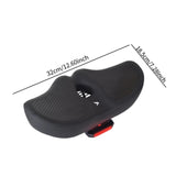Maxbell Oversized Bike Seat Cushion Padded Waterproof Cycling Seat for Daily Commute Black