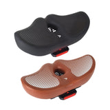 Maxbell Oversized Bike Seat Cushion Padded Waterproof Cycling Seat for Daily Commute Black