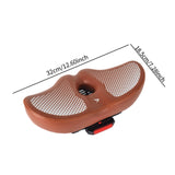 Maxbell Oversized Bike Seat Cushion Padded Waterproof Cycling Seat for Daily Commute Brown