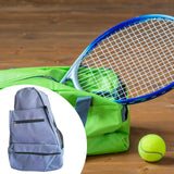 Maxbell Tennis Racket Shoulder Bag with Shoe Compartment Portable Badminton Backpack blue violet