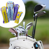 Maxbell 4 Golf Wood Headcovers Trendy Supplies Protection for Games Gifts Beginners