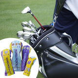 Maxbell 4 Golf Wood Headcovers Trendy Supplies Protection for Games Gifts Beginners
