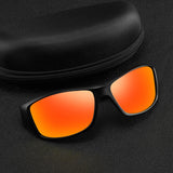 Maxbell Sun Glasses UV400 Wrap Around Driving Sunglasses for Cycling Outdoor Walking orange