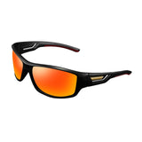 Maxbell Sun Glasses UV400 Wrap Around Driving Sunglasses for Cycling Outdoor Walking orange