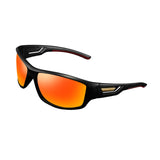 Maxbell Sun Glasses UV400 Wrap Around Driving Sunglasses for Cycling Outdoor Walking orange