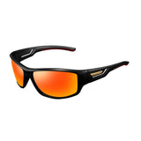 Maxbell Sun Glasses UV400 Wrap Around Driving Sunglasses for Cycling Outdoor Walking orange