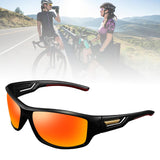 Maxbell Sun Glasses UV400 Wrap Around Driving Sunglasses for Cycling Outdoor Walking orange