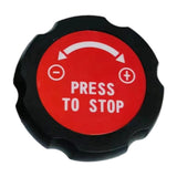 Maxbell M8 Threaded Knob Spare Part for Gym Equipment Exercise Machine Exercise Bike Red Black 6.3cm