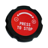 Maxbell M8 Threaded Knob Spare Part for Gym Equipment Exercise Machine Exercise Bike Red Black 6.3cm