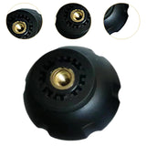 Maxbell M8 Threaded Knob Spare Part for Gym Equipment Exercise Machine Exercise Bike Red Black 6.3cm