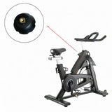 Maxbell M8 Threaded Knob Spare Part for Gym Equipment Exercise Machine Exercise Bike Red Black 6.3cm