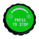 Maxbell M8 Threaded Knob Spare Part for Gym Equipment Exercise Machine Exercise Bike Green Black 5.5cm