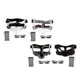 Maxbell Nose Guard for Broken Nose, Basketball Face Mask for Basketball Soccer Teens Clear Black