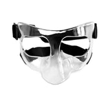 Maxbell Nose Guard for Broken Nose, Basketball Face Mask for Basketball Soccer Teens Clear Black