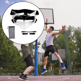 Maxbell Nose Guard for Broken Nose, Basketball Face Mask for Basketball Soccer Teens Clear Black