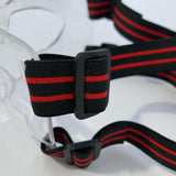 Maxbell Nose Guard for Broken Nose, Basketball Face Mask for Basketball Soccer Teens Clear Red