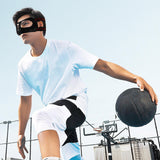 Maxbell Nose Guard for Broken Nose, Basketball Face Mask for Basketball Soccer Teens Black Red