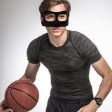 Maxbell Nose Guard for Broken Nose, Basketball Face Mask for Basketball Soccer Teens Black Red