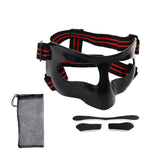 Maxbell Nose Guard for Broken Nose, Basketball Face Mask for Basketball Soccer Teens Black Red