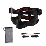 Maxbell Nose Guard for Broken Nose, Basketball Face Mask for Basketball Soccer Teens Black Red